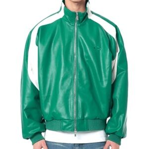 OY
VEGAN LEATHER JACKET